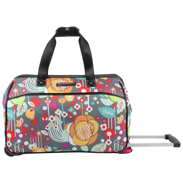 MorningSave Lily Bloom CarryOn Softside Rolling Duffel Bag