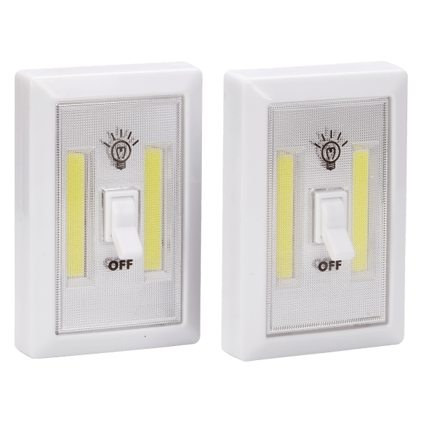 4-Pack: Stick On Wireless LED Light Switch