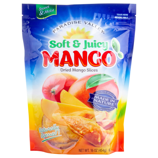 SideDeal 2Pack 16oz Paradise Valley Soft & Juicy Dried Mango Strips