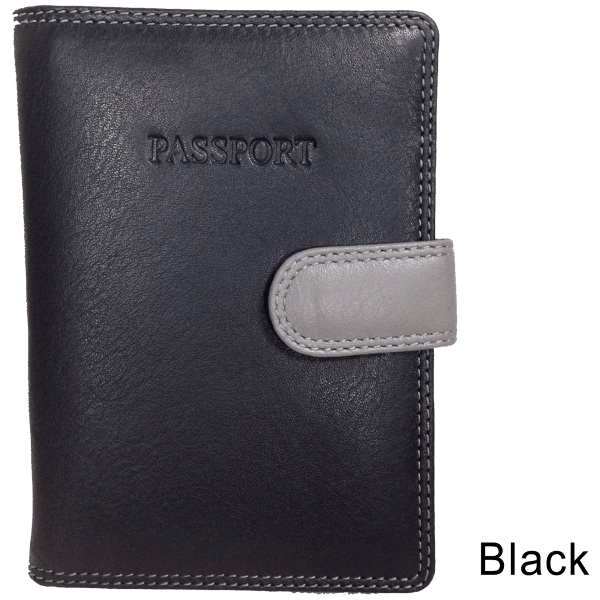 MorningSave Visconti RFID ID Theft Protection Leather Passport Wallet