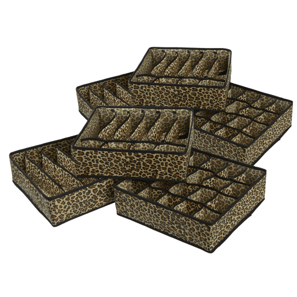 Meh 6Pack Heidi & Oak Drawer Organizers