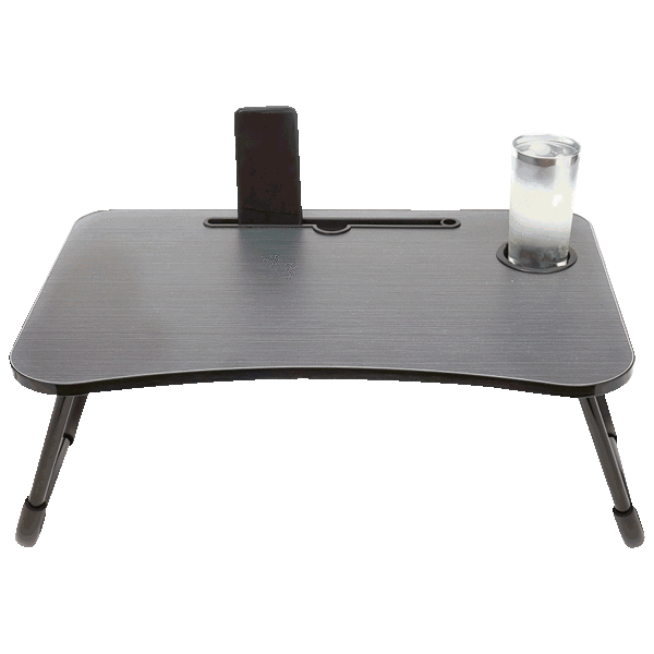 SideDeal Laptop Tray with Folding Legs and Drink Holder