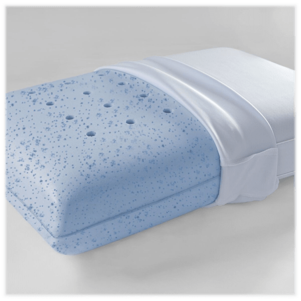 MorningSave iDEAL Comfort by SensorPedic Gel Memory Foam Firm Pillow