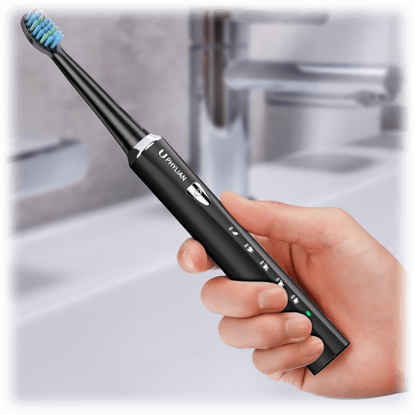 MorningSave Phylian H7 Sonic Electric Toothbrush with 8 Brush Heads