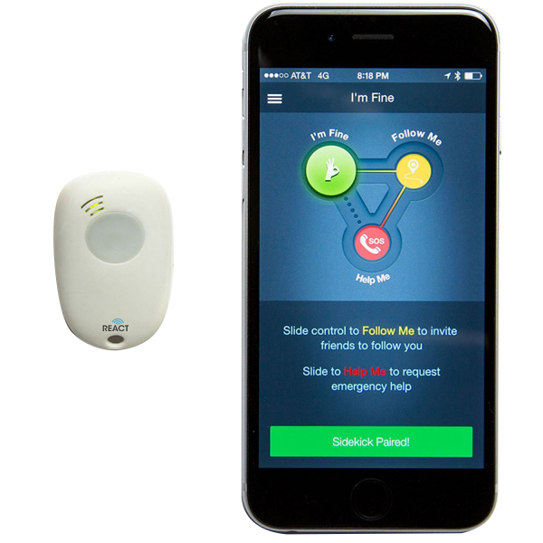 MorningSave: React Sidekick Personal Panic Button