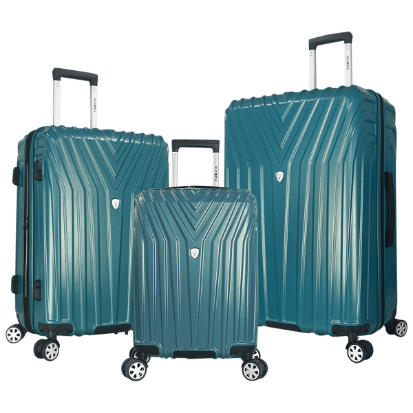 MorningSave Olympia USA Voyager 3Piece Premium Hardside 8Wheel