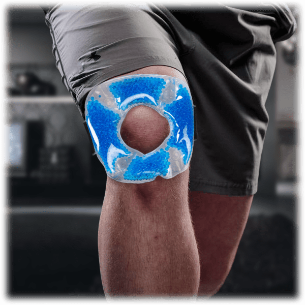 SideDeal 2 pack Body Glove Knee Hot/Cold Gel Bead Wrap