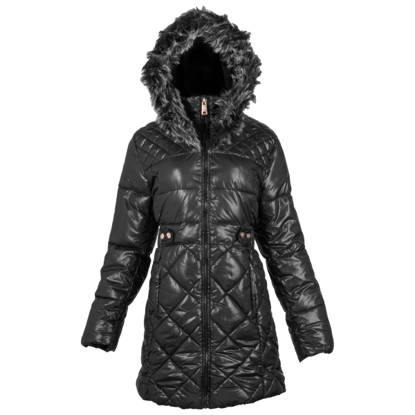 SideDeal: Nicole Miller Hooded Parka Jacket with Faux Fur