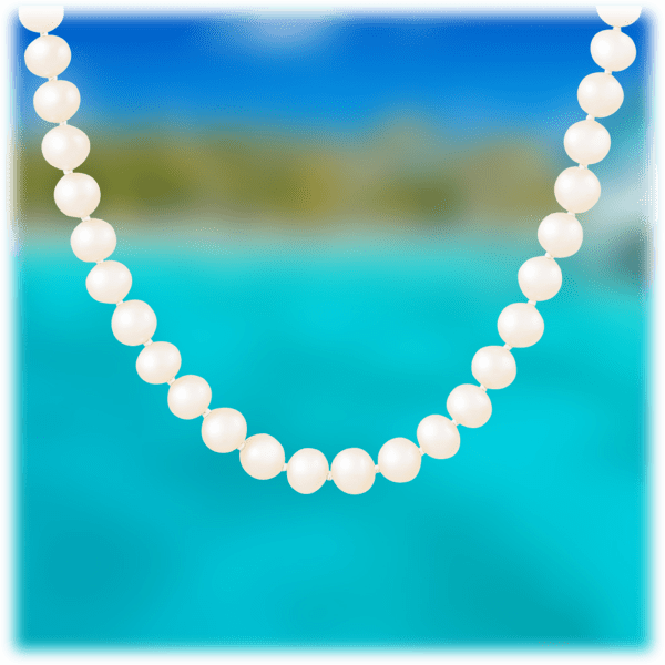 Morningsave Splendid Pearls White Freshwater Pearl Necklace 7 7 5mm Pearls