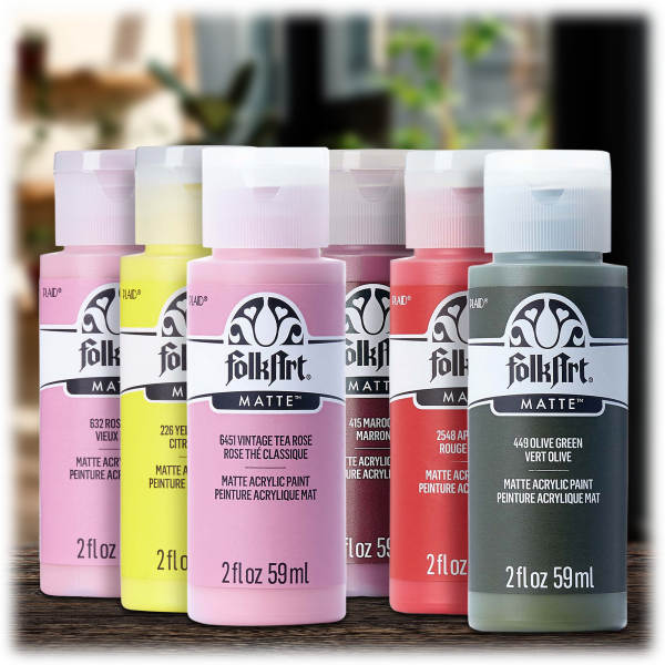 MorningSave 6Pack Brand Name Craft Paints