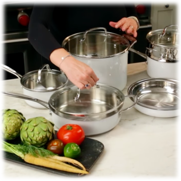 MorningSave Cuisinart 11Piece Chef's Classic Stainless Color Series