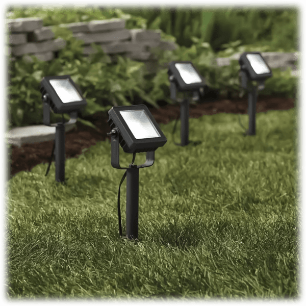 SideDeal 4Pack Paradise Low Voltage Outdoor Integrated LED Landscape