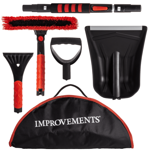 SideDeal Improvements 4In1 Snow Shovel & Snow Brush