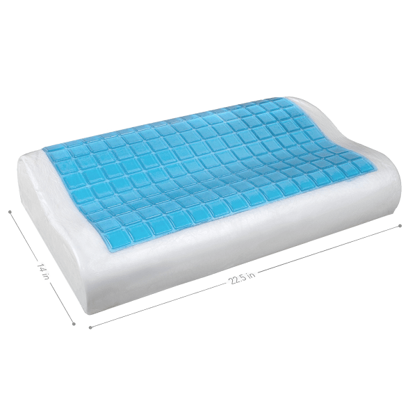 Pharmedoc contour memory foam best sale pillow with cooling gel