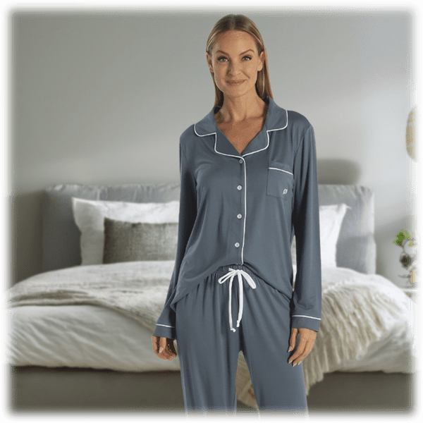 Pastel Paradox - Everyday Set<br>Women’s Cotton Notch Collar Pajama Set main image 0