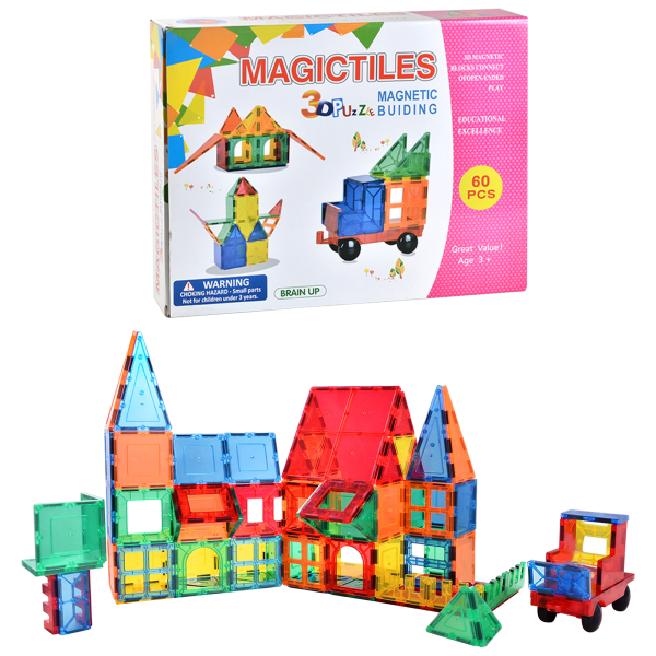 SideDeal 60Piece Zunammy 3D Tiles Set