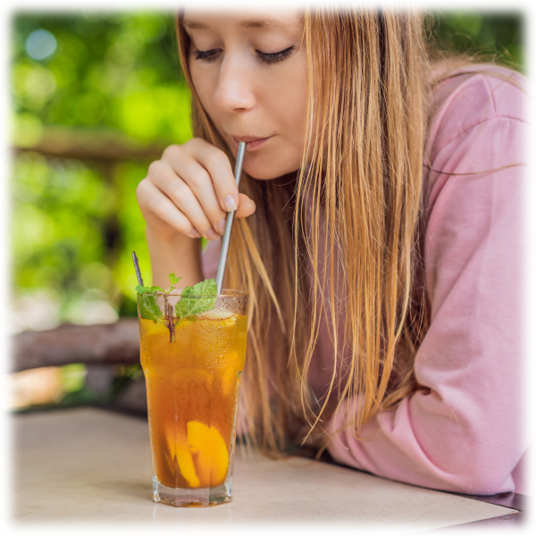 Meh California Home Goods 12Piece Stainless Steel Straws