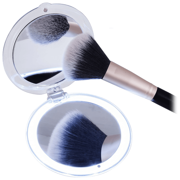 Zadro LED Lighted Ultimate Compact Mirror with Storage Bag