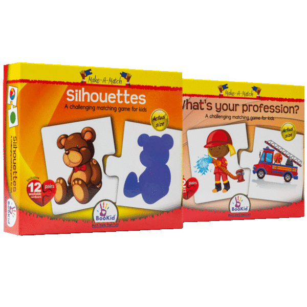 MorningSave 2Pack BooKid MakeAMatch Games