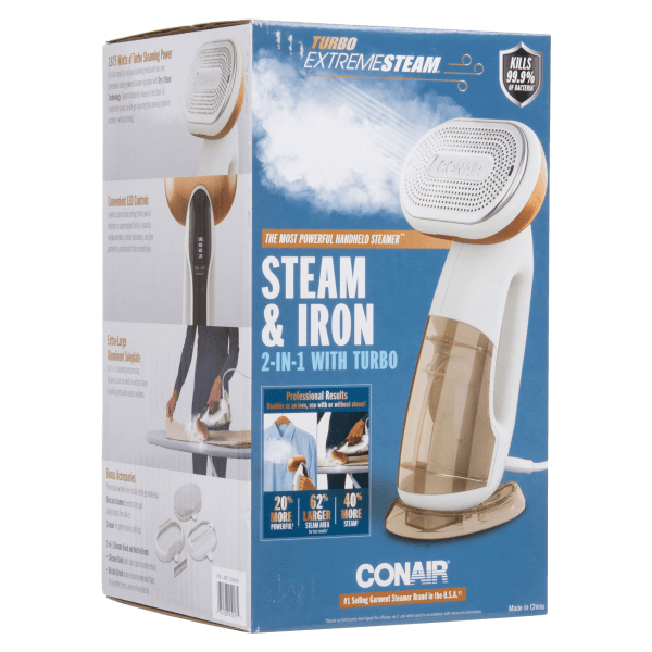 Conair ExtremeSteam 2-in-1 Handheld Steamer & Iron
