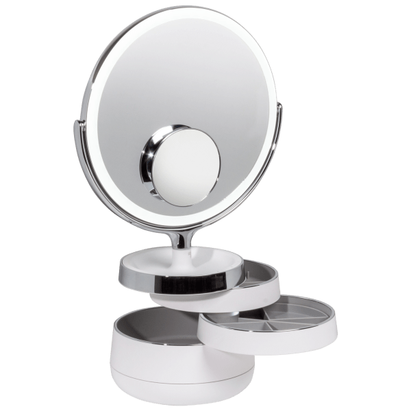 MorningSave Sharper Image SpaStudio 10” LED Vanity Mirror with Built