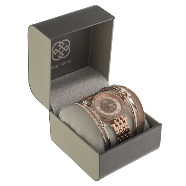 MorningSave Daisy Fuentes Watch and Bracelet Gift Set