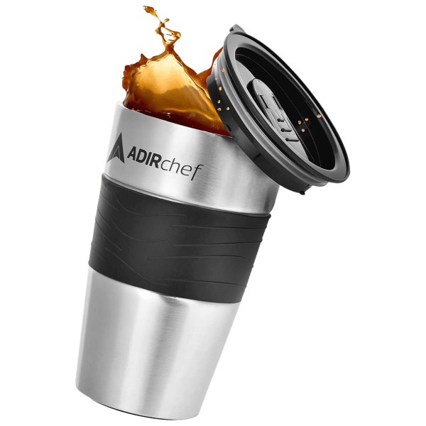MorningSave 2Pack AdirChef Travel Coffee Mug