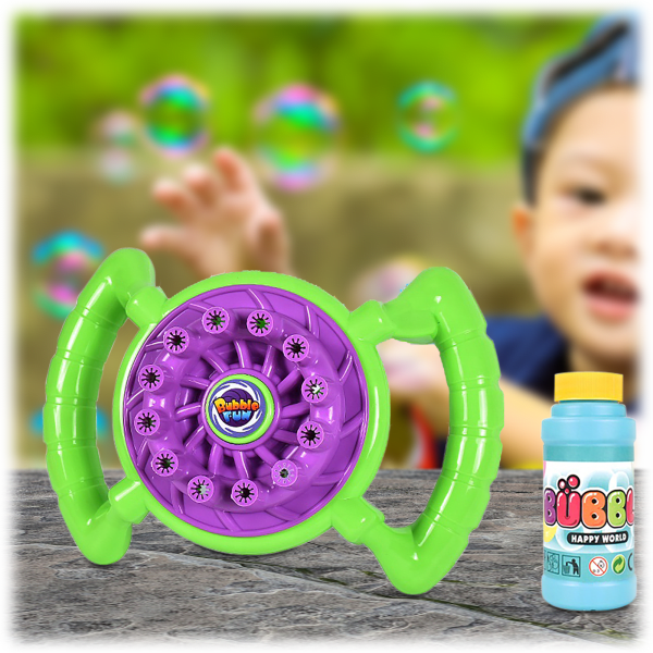 Kids Outdoor Bubble Gun for Kids and Toddlers, Chainsaw Bubble Blower –  BriteNway