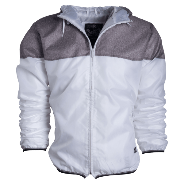 【BeDevil】Colorblock Shibori Zip-Up Jacket MorningSave: Brooklyn's Best Color Block Zip Jacket with Hood