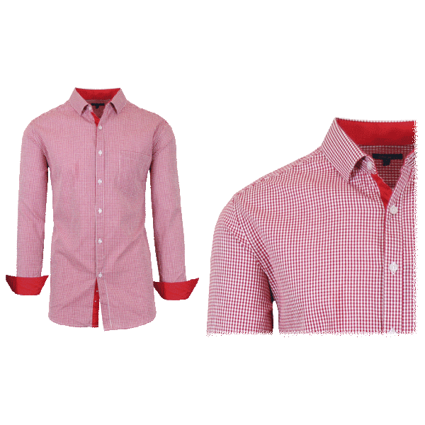 SideDeal Men's Long Sleeve SlimFit Dress Shirts