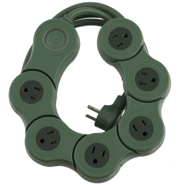 Meh Quirky Pivot Power Surge Protector Bundle (RandomColored 4Outlet