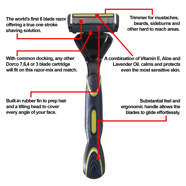 Meh 13or54Pack 6Blade Shaving Razor Bundles