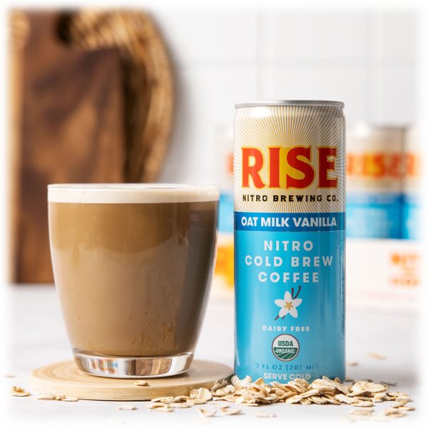 Meh Pack Rise Brewing Oat Milk Vanilla Nitro Cold Brew Coffee