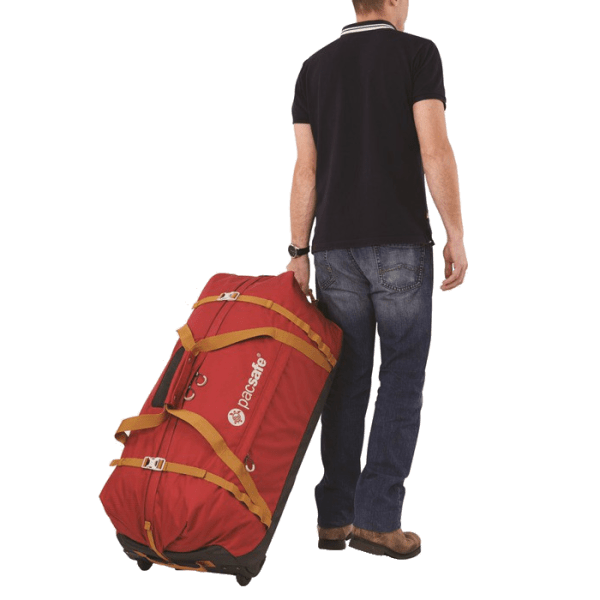 MorningSave Pacsafe Duffelsafe AT120 Anti Theft Wheeled Adventure Duffel