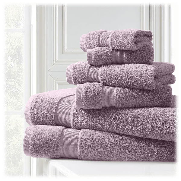 MorningSave: Blissful Bath 6-Piece 100% Cotton Bath Towel Set