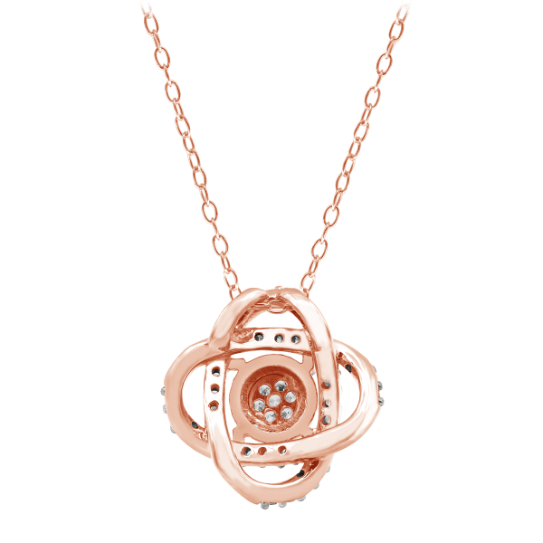 MorningSave: Diamond Muse 1/4 Carat TW Love Knot Frame