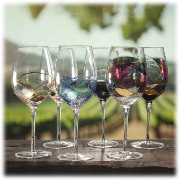 Large Wine Glass - Exclusive Package - Barcelona City Night - Set
