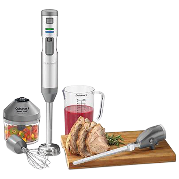MorningSave Cuisinart Silver Cordless Hand Blender w/ Electric Knife