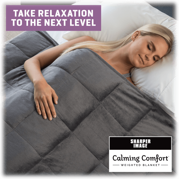 MorningSave Sharper Image Calming Comfort Weighted Blankets 15 lbs