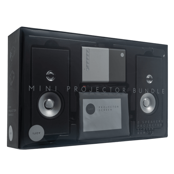 Meh iJoy Mini Projector Set with Screen and Speakers