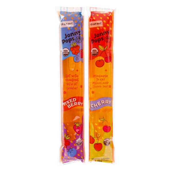SideDeal: 48-Pack: JonnyPops Large 4oz Freezer Pops (Cherry