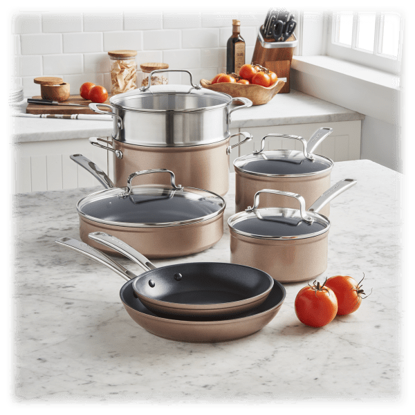 Morningsave Kitchenaid Piece Hard Anodized Nonstick Cookware Set