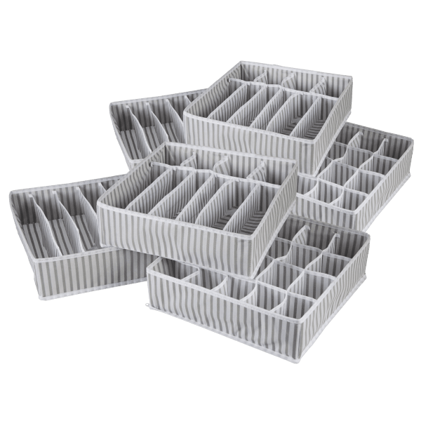 Meh 6Pack Heidi & Oak Drawer Organizers