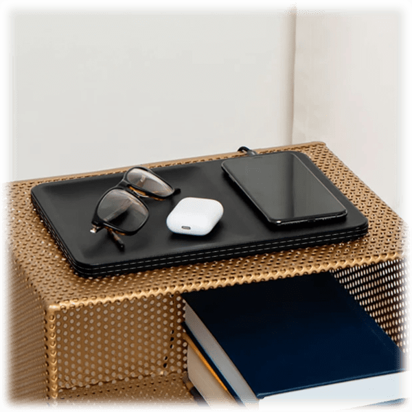 MorningSave ZTech Table Top Organizer Tray with Wireless Charging Pad