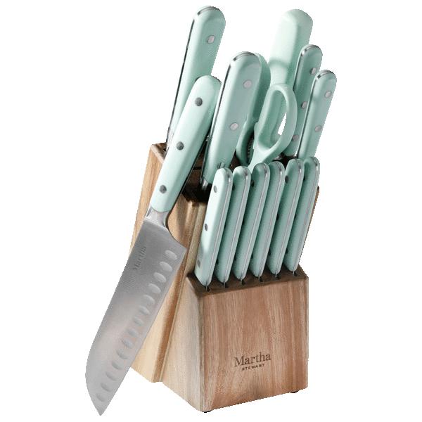 MorningSave Martha Stewart Essential 14Piece Knife Block Set