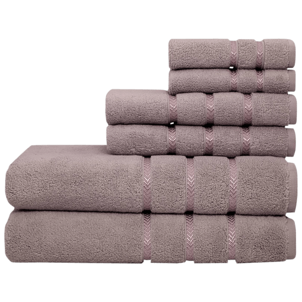 Pure Elegance 6Piece 100 Cotton Luxury Towel Set