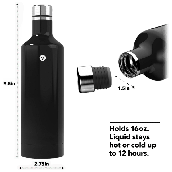 Meh 3Pack Vremi 16oz Vacuum Sealed Bottles