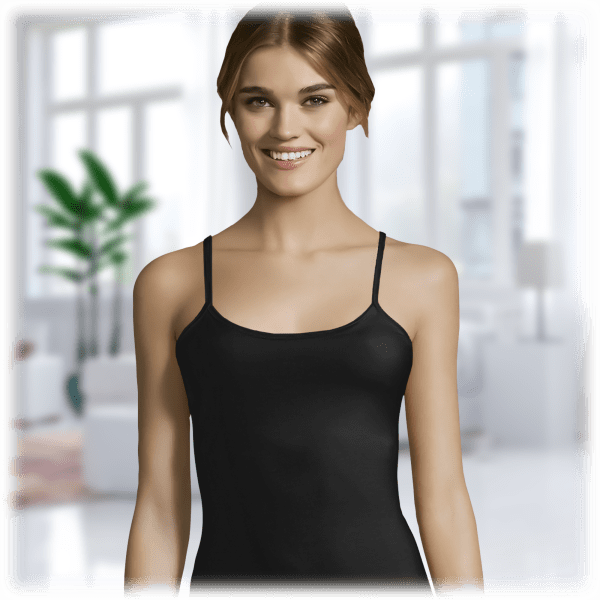 MorningSave 2Pack Hanes Camisoles with Shelf Bra