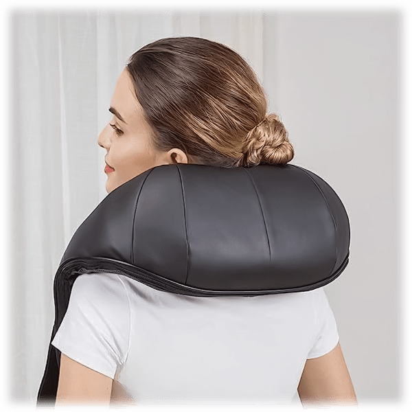  RBX Neck and Shoulder Massager, Shiatsu Neck and Back Massager  with Heat Deep Kneading Massage for Home, Office or Car, Neck Massager for  Pain Relief Deep Tissue : טיפוח הבריאות והבית