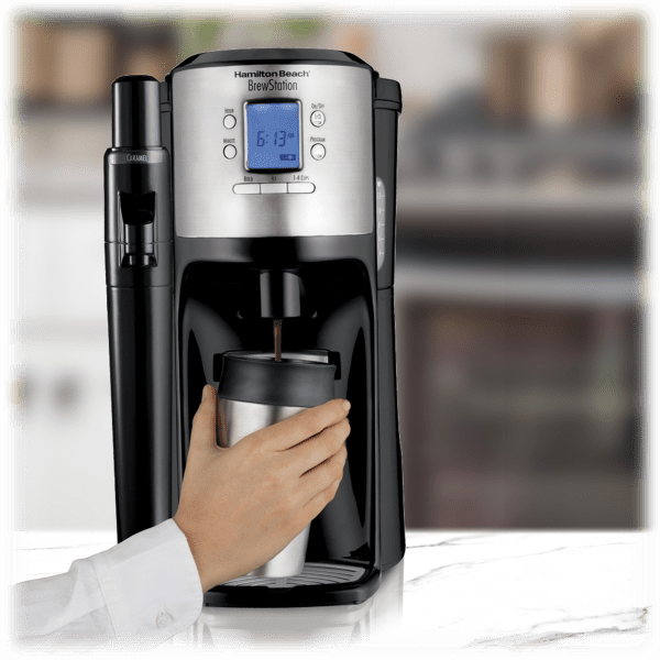 MorningSave Hamilton Beach Brew Station Coffee Maker with Flavor Dispenser